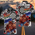 BlueJose Darts Gorilla Power Action Art Trust Your Madness Multicolor Options Personalized Name Shirt (4 Colors)