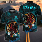 BlueJose Darts Fire Red Bull Personalized Name, Team Name Shirt (4 Colors)