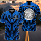 BlueJose Darts Silver Grimlock Multicolor Options Personalized Name Shirt (4 Colors)