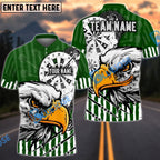 BlueJose Darts Eagle Offwhite Personalized Name, Team Name Shirt (4 Colors)