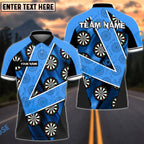 BlueJose Darts V For Victory Personalized Name, Team Name Shirt (4 Colors)