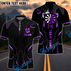 BlueJose Darts Luxury Modern Golden Circuit Board Style Customized Name, Team Name 3D Shirt (4 Colors)