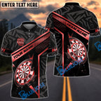 BlueJose Darts Gold Strike Line Design Customized Name, Team Name 3D Shirt (4 Colors)