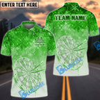 BlueJose Darts Frozen Ice Magic Multicolor Options Personalized Name Shirt (4 Colors)