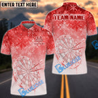 BlueJose Darts Frozen Ice Magic Multicolor Options Personalized Name Shirt (4 Colors)