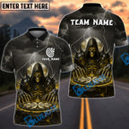 BlueJose Darts Wizard Skull Magic Multicolor Options Personalized Name Shirt (6 Colors)