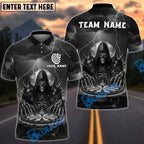BlueJose Darts Wizard Skull Magic Multicolor Options Personalized Name Shirt (6 Colors)