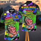 BlueJose Darts Grumpy Pig Throw Darts Not Farts Multicolor Options Personalized Name Shirt (6 Colors)