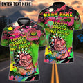 BlueJose Darts Grumpy Pig Throw Darts Not Farts Multicolor Options Personalized Name Shirt (6 Colors)