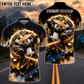 BlueJose Darts Fire Panda Samurai Dartboard Personalized Name, Team Name Unisex Shirt (4 Colors)