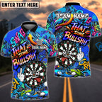 BlueJose Darts Funny Dartboard Cartoon Graffiti Style That's Some Bullshit Personalized Name, Team Name Unisex Shirt (4 Colors)