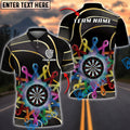 BlueJose Darts Awareness Ribbons Black And White Personalized Shirt (2 Colors)
