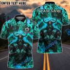 BlueJose Darts Viking Fire Warrior Darts Design Personalized Name, Team Name Unisex Shirt (4 Colors)