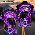 BlueJose Darts Fire Eagle On Skull Design Personalized Name, Team Name Unisex Shirt (4 Colors)