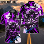 BlueJose Darts Minotaur Bullseye Blood Splatter Multicolor Options Personalized Name Shirt (4 Colors)