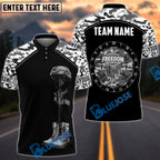 BlueJose Darts Camo Freedom Not Free Personalized Name, Team Name Unisex Shirt (4 Colors)