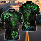 BlueJose Darts Deadly Aim Reaper Personalized Name, Team Name Unisex Shirt (6 Colors)