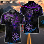 BlueJose Darts Deadly Aim Reaper Personalized Name, Team Name Unisex Shirt (6 Colors)