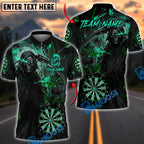 BlueJose Darts Deadly Aim Reaper Personalized Name, Team Name Unisex Shirt (6 Colors)