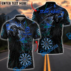 BlueJose Darts Deadly Aim Reaper Personalized Name, Team Name Unisex Shirt (6 Colors)