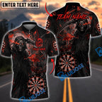 BlueJose Darts Deadly Aim Reaper Personalized Name, Team Name Unisex Shirt (6 Colors)