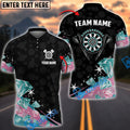 BlueJose Darts Diamond Pattern Personalized Name, Team Name Unisex Shirt (4 Colors)