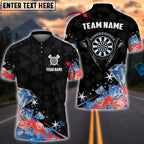 BlueJose Darts Diamond Pattern Personalized Name, Team Name Unisex Shirt (4 Colors)