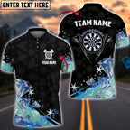 BlueJose Darts Diamond Pattern Personalized Name, Team Name Unisex Shirt (4 Colors)