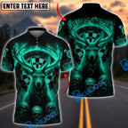 BlueJose Darts Skull Flame Deer Dartboard Personalized Name, Team Name Unisex Shirt (6 Colors)