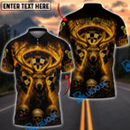 BlueJose Darts Skull Flame Deer Dartboard Personalized Name, Team Name Unisex Shirt (6 Colors)