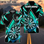BlueJose Darts Thunder Sport Theme Personalized Name, Team Name Unisex Shirt (4 Colors)
