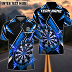 BlueJose Darts Thunder Sport Theme Personalized Name, Team Name Unisex Shirt (4 Colors)
