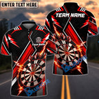 BlueJose Darts Thunder Sport Theme Personalized Name, Team Name Unisex Shirt (4 Colors)