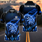BlueJose Darts Thunder Ice Power Personalized Name, Team Name Unisex Shirt (4 Colors)