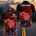 BlueJose Darts Thunder Ice Power Personalized Name, Team Name Unisex Shirt (4 Colors)