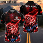 BlueJose Darts Thunder Ice Power Personalized Name, Team Name Unisex Shirt (4 Colors)