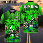 BlueJose Darts X-eye Halloween Bear With Dartboard Design Personalized Name, Team Name Unisex Shirt (4 Colors)