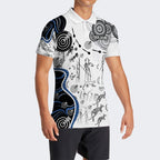 BlueJose Design Aboriginal Art Darts Personalized Name, Team Name Unisex Shirt