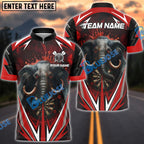BlueJose Darts Elephant Dartboard Customized Name, Team Name 3D Shirt (4 Colors)