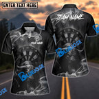 BlueJose Darts Bullseye Smoke Personalized Name, Team Name Shirt