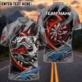 BlueJose Darts Savage Bulldog Customized Name, Team Name 3D Shirt (4 Colors)