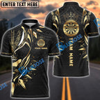 BlueJose Darts Black Panther WKD Personalized Name, Team Name Shirt (6 Colors)