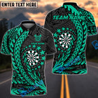 BlueJose Darts Maori Star Customized Name, Team Name 3D Shirt (4 Colors)