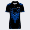 BlueJose Design Blue And Black Darts Personalized Name, Team Name Unisex Shirt