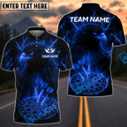 BlueJose Darts Lightning Eagle Triple Arrow Dartboard Design Personalized Name, Team Name Unisex Shirt (4 Colors)