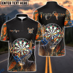 BlueJose Darts Deer Hunting Camo Multicolor Options Personalized Name Shirt (4 Colors)