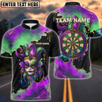 BlueJose Darts Mardi Gras Mask Personalized Name Shirt