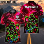 BlueJose Darts Wild Bear with Dartboard Multicolor Options Personalized Name Shirt (4 Colors)