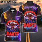 BlueJose Darts Neon Funny Quote Some Sports Play With Balls Darts Requires Them Personalized Name Shirt