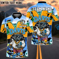 BlueJose Darts Graffiti Bulldog King Style Personalized Name, Team Name Shirt (4 Colors)